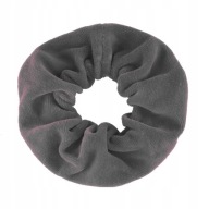Veľká gumička do vlasov SCRUNCHIE GRAPHITE GREY