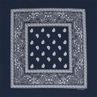 ŠÁL BANDANA BANDAMA PAISLEY, NÁMORNÍCKA MODRÁ