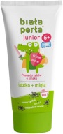 ZUBNÁ PASTA JUNIOR BIELA ​​PERLA PRE DETI 6-12 ROKOV 75ML - JABLKO - MÄTA