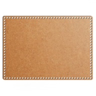 šedý základný košík dno 37x52cm HDF obdĺžnik