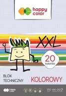 Farebný technický blok A4/170g Happy Color 20 listov (HA 37172030-09)