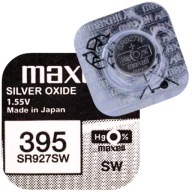 Batéria SR927SW 395 pre hodinky MAXELL Silver Button 1 kus Originál