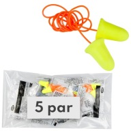 Zátkové chrániče sluchu 3M EAR Soft FX so šnúrkou, 5 párov