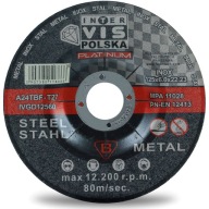 BRÚSNY KOTÚČ KOVOVÝ 125X6,0 PLATINUM