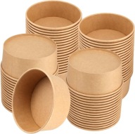 Eco-Bowls Kartónové misky KRAFT 750ml 25 kusov (na ďalší predaj)
