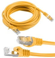 LAN ETHERNET kábel internet cat 6 FTP RJ45 0,5m Krútený pár Orange