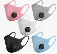 Masky so vzduchovým ventilom NUUR COTTON 5 ks