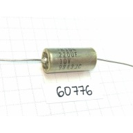Tantal 220uF 10V 9x20 10% KEMET T110 os.
