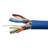 Telegartner Ethernet kábel, drôt kat. 6A U/FTP - 1m