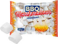BBQ Marshmallows Vanilkové Marshmallows Na grilovanie Ohnisko Marshmallow 300g z Holandska