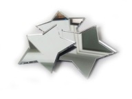 Akryl ZRKADLO hviezda 20x19 cm LS-83