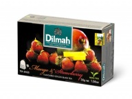 DILMAH čaj mango a jahoda 20 vrecúšok