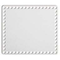 biely základný košík dno 22x25cm HDF obdĺžnik