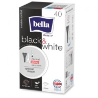 Vložky do topánok Bella Panty Slim Black and White 40 ks.