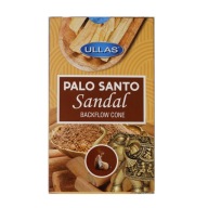 Indické vonné kornútky ULLAS PALO SANTO SANDAL spätné kornútky 10 ks