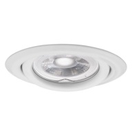 Kanlux pohyblivý LED stropný bodový krúžok Argus II 10W biely