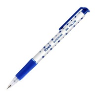 TOMA zasúvacie guľôčkové pero modré 0,5 mm TO-69