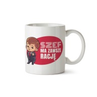 ŠÉFOVÝ HRNČEK DARČEK PRE ŠÉFA