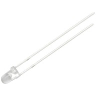 LED dióda 3mm 12V modrá S.J. jasný