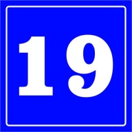 Nie 96 Číslica 19 - VÝSTRAŽNÁ TABUĽKA