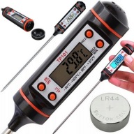 LCD KUCHYNSKÝ TEPLOMER, MÄSO, VÍNO, 300°C