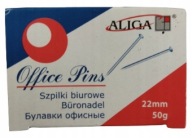 Strieborné krajčírske špendlíky, dlhé 22 mm, na šitie kancelárskych špendlíkov