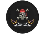Piráti narodeninové taniere 18 cm 6 ks.