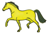 HR HORSE fluorescenčný kolík