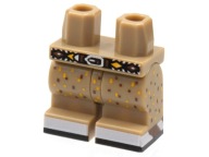 Lego Legs Feet New Short Dark Tan coltm04 Gonzo 970cm00pb013