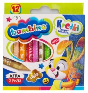 BAMBINO VOSKOVÁ SVIEČKA ŠKOLSKÉ CENCILY 12 FAREB