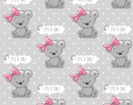 Flanelová plienka 40x80 Teddy Bear Girl SZ