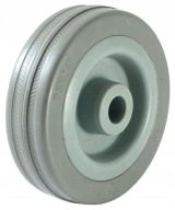 KOLIESKO 75 mm PLAST GREY, priemer otvoru 10 mm