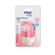 KILLYS maska ​​a sprchová čiapka Ružová