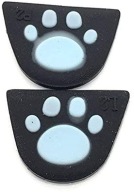 2x Gripy kryty tlačidiel spúšte R2 L2 BLUE
