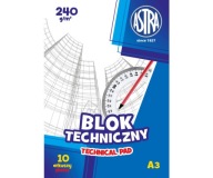 ASTRA A3 technický blok 240g