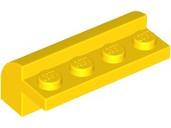 LEGO 6081 BRICK 2x4 zaoblené žlté (1g)