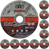 KOVOVÉ REZNÉ KOTOUČE 125x1,0 INTER-VIS INOX