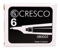 ATRAMENTOVÉ NÁPLNE do pera ČIERNA krátka CRESCO PEN RETRIDGES SMALL