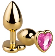 ANÁLNA ZÁSTRČKA so srdiečkovou kryštálovou DEKORATÍVNOU ZÁSTRČKOU