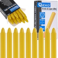 ZNAČOVAČ VODEODOLNÁ VULKANIZAČNÁ KRIEDA NA PNEUMATIKY ŽLTÁ 12x110mm 10 kusov