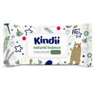 KINDII Natural Balance vlhčené obrúsky pre deti a dojčatá 60 kusov