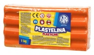 ASTRA plastelína 1kg oranžová