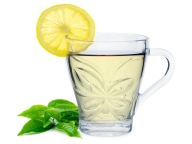Sklenený hrnček s kornútkom na kávu a čaj, 280ml KVET