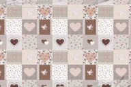 Flanelová plienka 40x80 Heart Br-R