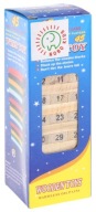Veža rodinná arkádová hra Drevené puzzle kývajúca sa veža