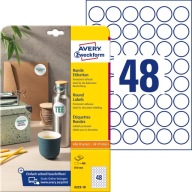 AVERY okrúhle štítky 30mm 6223-10