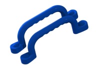 SLNKO - IHRISKO RÚČKY 240 mm - 2 ks S MODRÝMI SKRUTKAMI BU