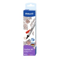 Jemná linka Pelikan 0,4 mm červená