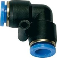 Uhlový konektor, rýchly konektor pre 6 mm hadice