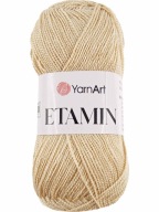 YarnArt Etaminová priadza 30 g 180 m farba 448 svetlo béžová